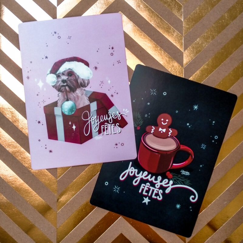 Carte "Joyeuses Fêtes"
