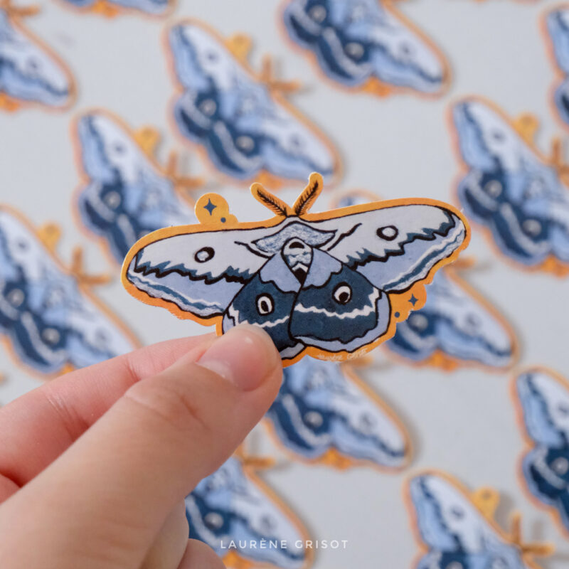 Papillon de nuit - sticker