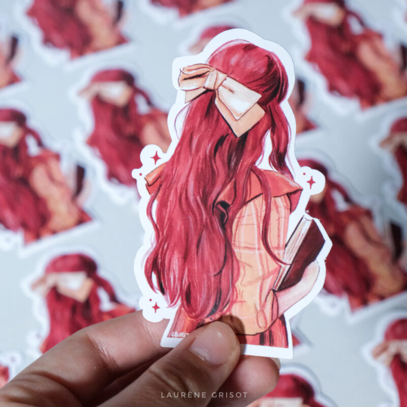 La Liseuse - sticker
