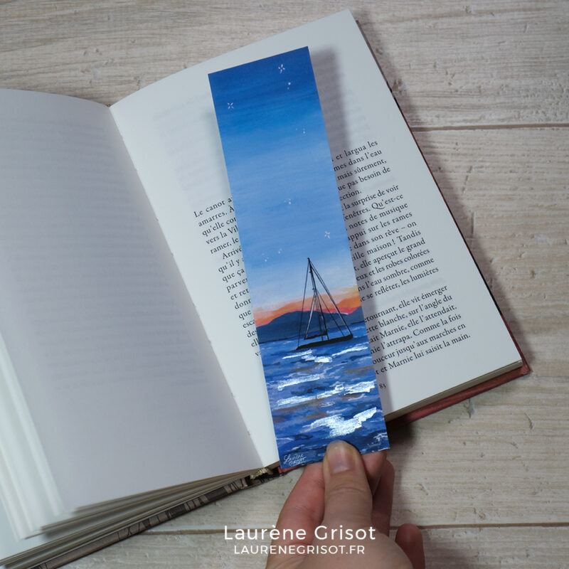 Marque-page Coucher de soleil – Image 2
