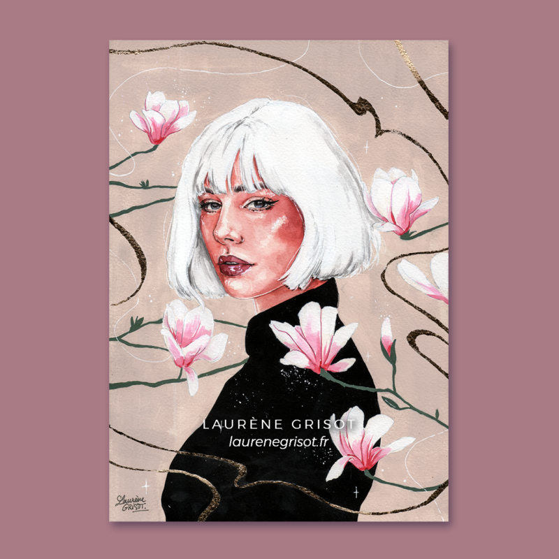 Femme-fleur (magnolias) – Image 2
