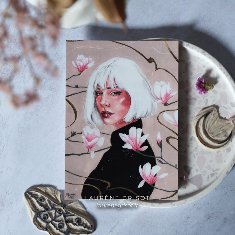 Femme-fleur (magnolias) – Image 4