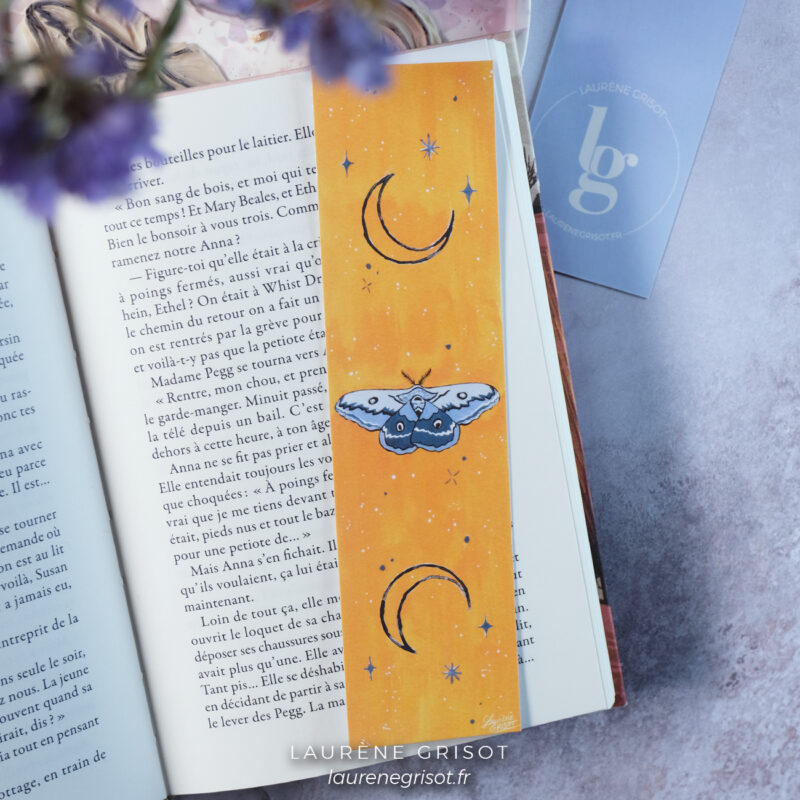 Marque-page Papillon de nuit