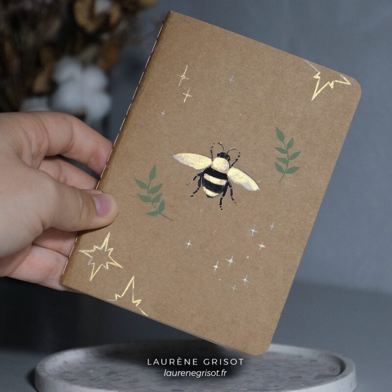 Carnet Abeille - feuillages