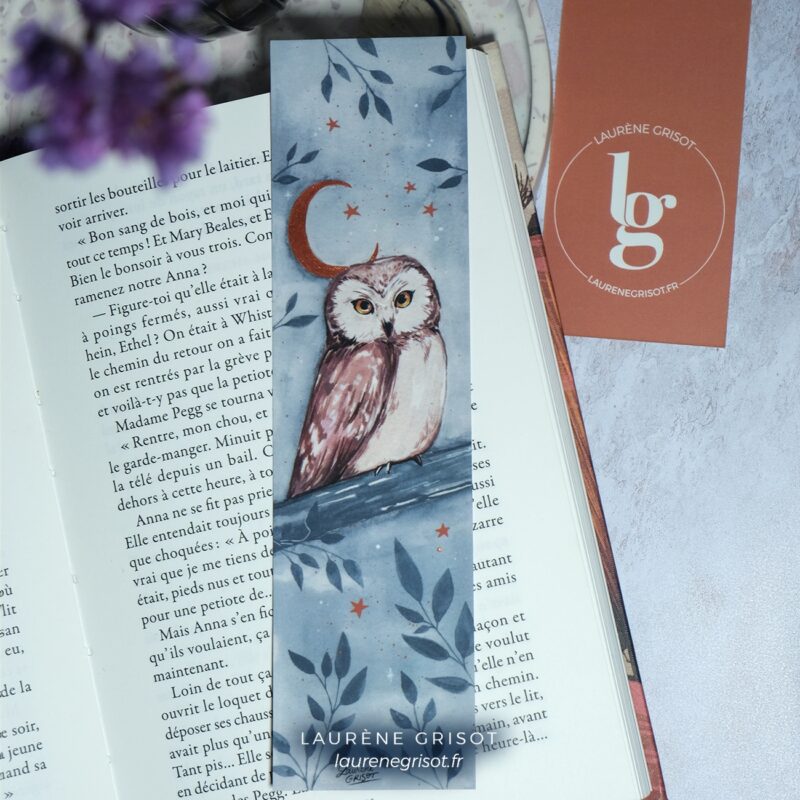 Marque-page Chouette
