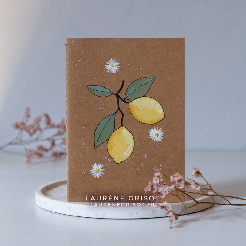 Carnet citrons - marguerites – Image 2