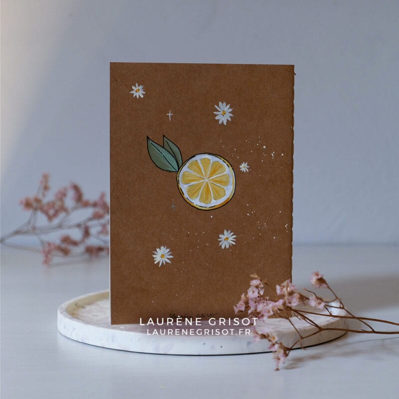 Carnet citrons - marguerites – Image 3
