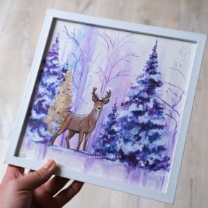 Lisière pourpre - œuvre originale