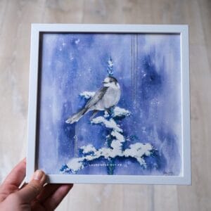 Sous les branches - œuvre originale