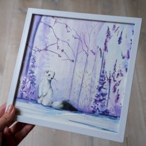 Sentinelle des sous-bois - œuvre originale