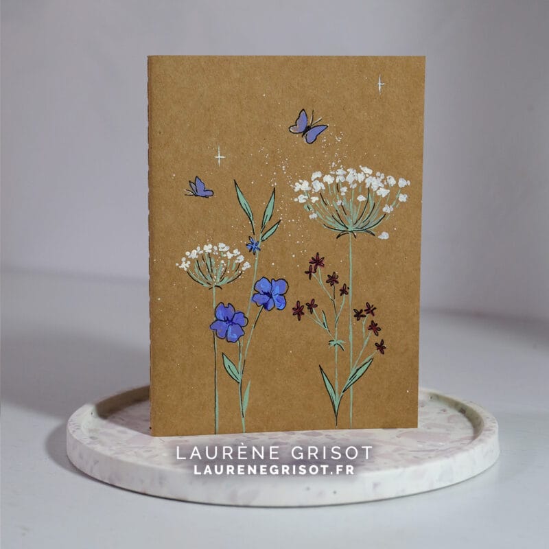 Carnet fleurs