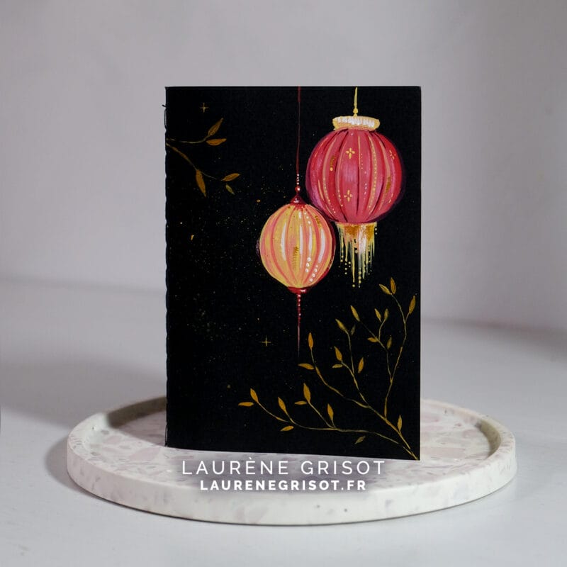 Carnet noir- lanternes – Image 2