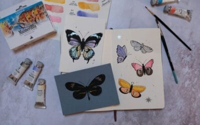Peinture d’un papillon à l’aquarelle : tutoriel facile