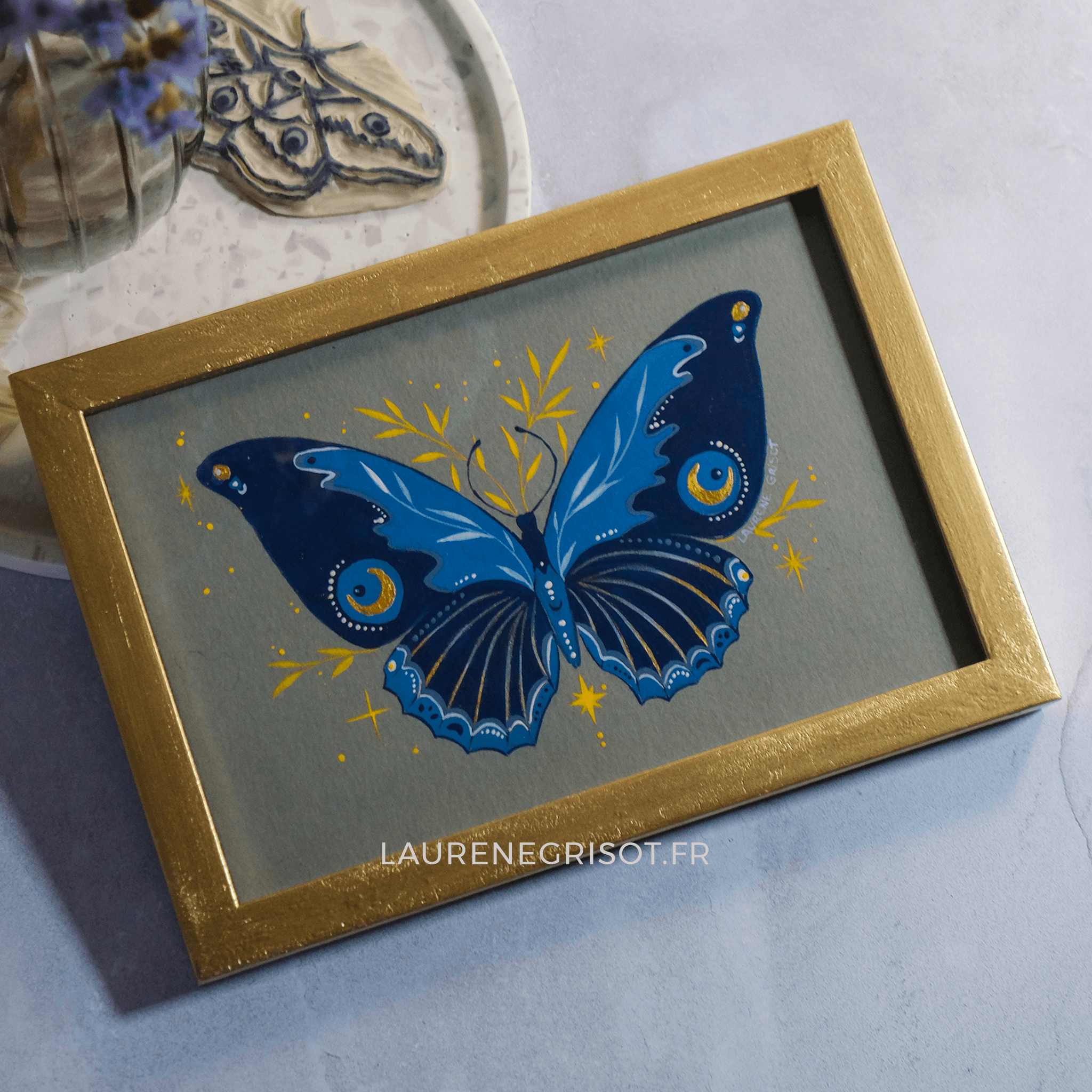 Les Veilleurs - Œuvre originale encadrée